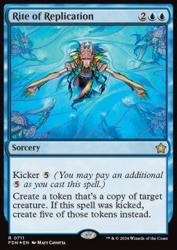 Rite of Replication - Magic: The Gathering Foundations: Starter Collection (Rare) [SFDN-711]