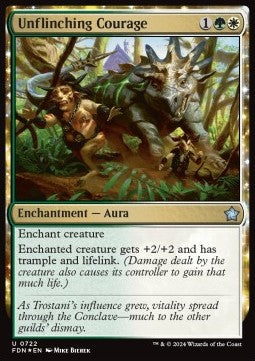 Unflinching Courage - Magic: The Gathering Foundations: Starter Collection (Uncommon) [SFDN-722]