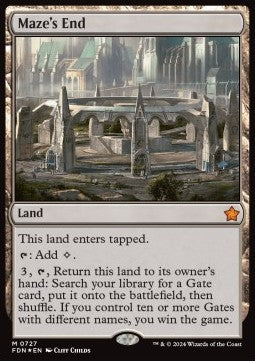 Maze's End - Magic: The Gathering Foundations: Starter Collection (Mythic) [SFDN-727]