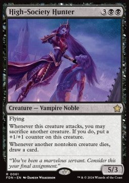 High-Society Hunter - Magic: The Gathering Foundations (Rare) [FDN-61]