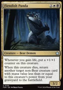 Fiendish Panda - Magic: The Gathering Foundations (Uncommon) [FDN-120]