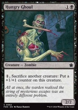 Hungry Ghoul - Magic: The Gathering Foundations (Common) [FDN-62]