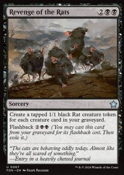 Revenge of the Rats - Magic: The Gathering Foundations (Uncommon) [FDN-67]