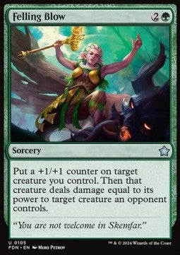 Felling Blow - Magic: The Gathering Foundations (Uncommon) [FDN-105]