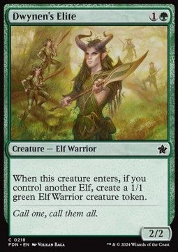 Dwynen's Elite - Magic: The Gathering Foundations (Common) [FDN-218]