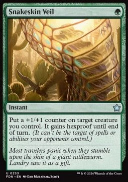 Snakeskin Veil - Magic: The Gathering Foundations (Uncommon) [FDN-233]