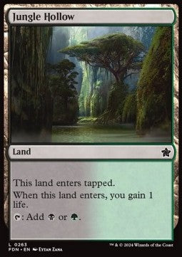 Jungle Hollow - Magic: The Gathering Foundations (Common) [FDN-263]