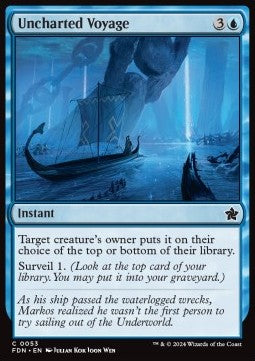 Uncharted Voyage - Magic: The Gathering Foundations (Common) [FDN-53]
