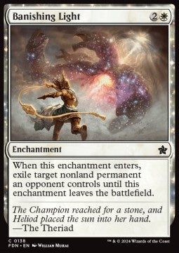 Banishing Light - Magic: The Gathering Foundations (Common) [FDN-138]