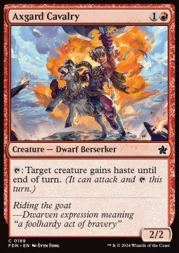 Axgard Cavalry - Magic: The Gathering Foundations (Common) [FDN-189]
