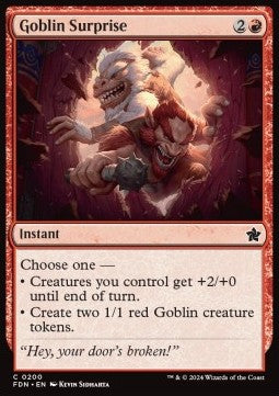 Goblin Surprise - Magic: The Gathering Foundations (Common) [FDN-200]