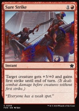 Sure Strike - Magic: The Gathering Foundations (Common) [FDN-209]