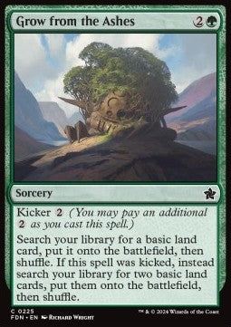 Grow from the Ashes - Magic: The Gathering Foundations (Common) [FDN-225]
