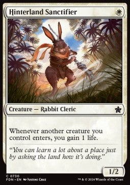 Hinterland Sanctifier - Magic: The Gathering Foundations: Starter Collection (Common) [SFDN-730]