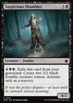 Suspicious Shambler - Magic: The Gathering Foundations: Beginner Box (Common) [BFDN-527]