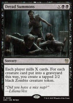 Dread Summons - Commander: Aetherdrift (Rare) [DRC-90]