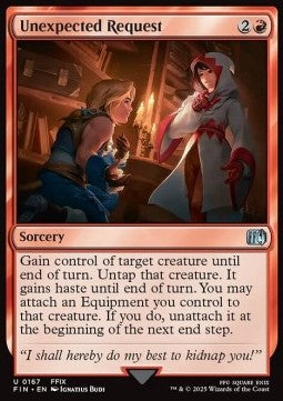 Unexpected Request - Magic: The Gathering - FINAL FANTASY (Uncommon) [FIN-167]