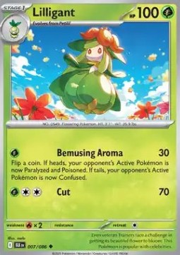 Lilligant - Black Bolt (Uncommon) [BLK-007]