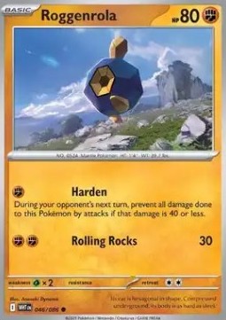 Roggenrola - White Flare (Common) [WHT-046]