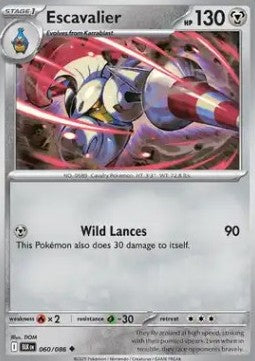 Escavalier - Black Bolt (Uncommon) [BLK-060]