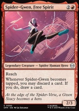 Spider-Gwen, Free Spirit - Magic: The Gathering | Marvel's Spider-Man (Common) [SPM-90]