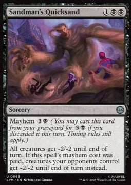 Sandman's Quicksand - Magic: The Gathering | Marvel's Spider-Man (Uncommon) [SPM-63]