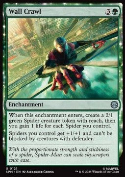 Wall Crawl - Magic: The Gathering | Marvel's Spider-Man (Uncommon) [SPM-121]
